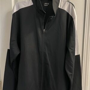 BCG Men's Black and White Windbreaker